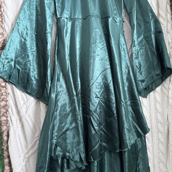 Medieval Renaissance Adult Womens Costume Small Halloween Green - Picture 7 of 10